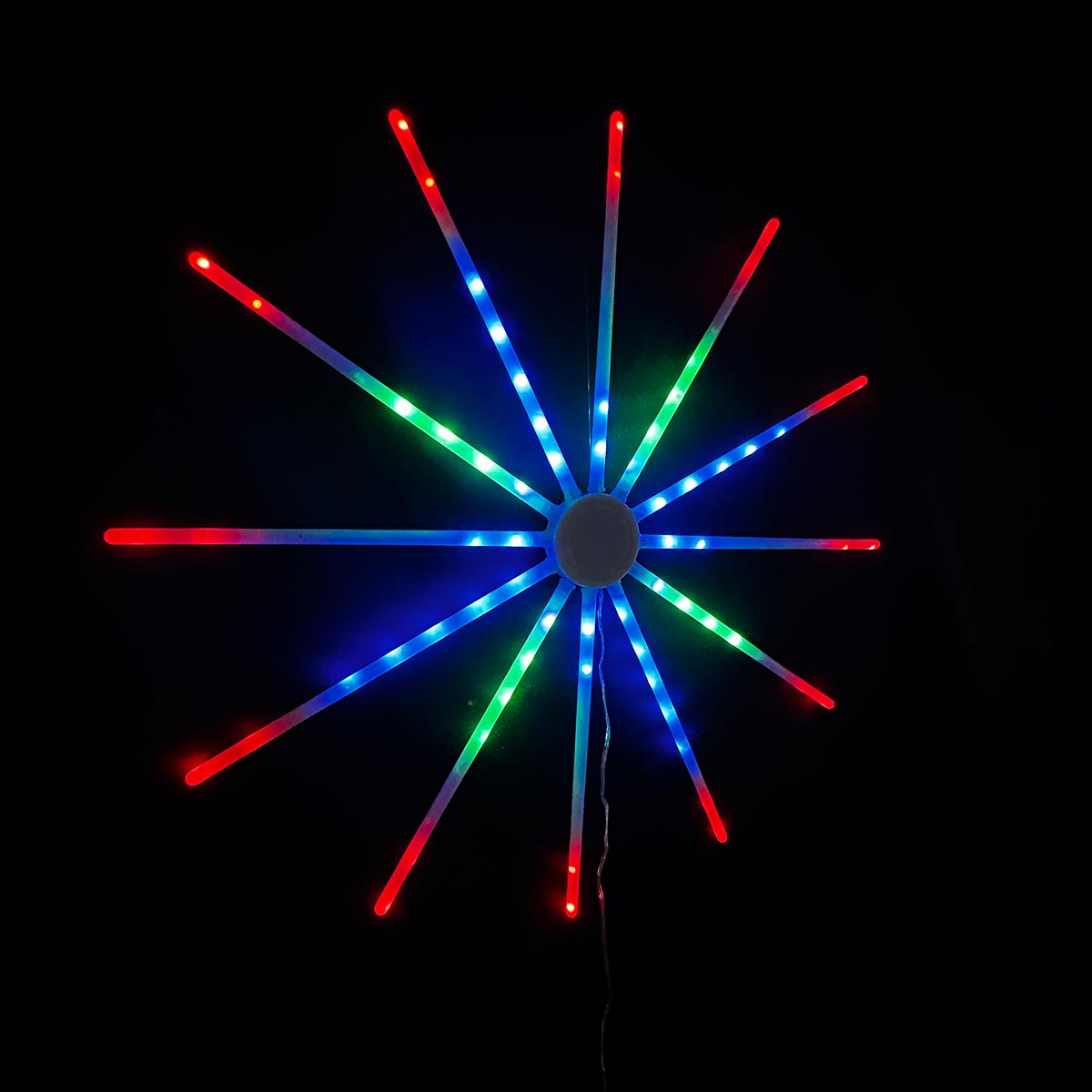 Luz LED Efecto Tornado Pequeño 60cm 1616